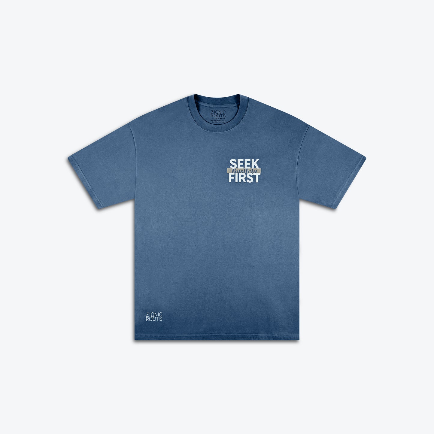 Seek First Basileia Tee - Slate